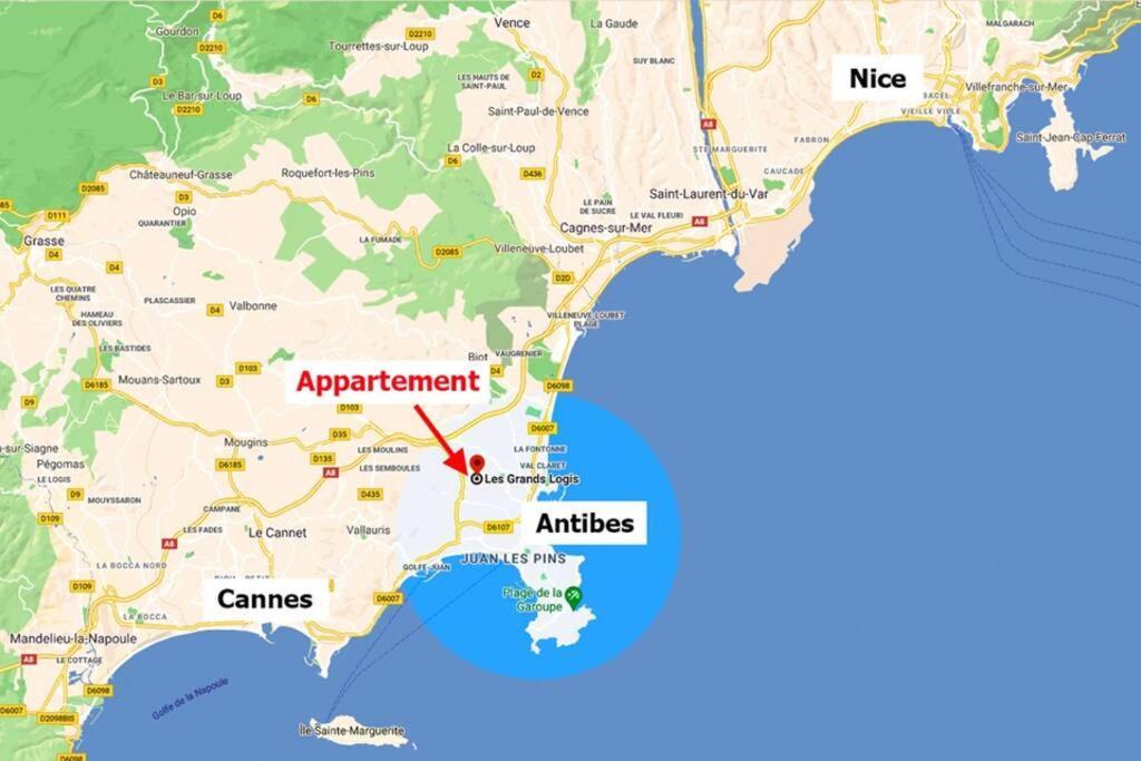 Casalionelantibes 70 Sqm Apartment With Garden And Parking 外观 照片